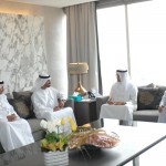 حمدان بن مبارك يستقبل نظيره الكويتي